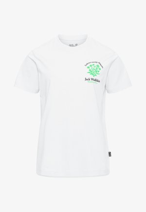 Jack Wolfskin, CAREFREE T W - T-shirt imprimé - plant stark white