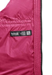 Bomboogie GENEVA - Piumino lungo - fuchsia cyclamen