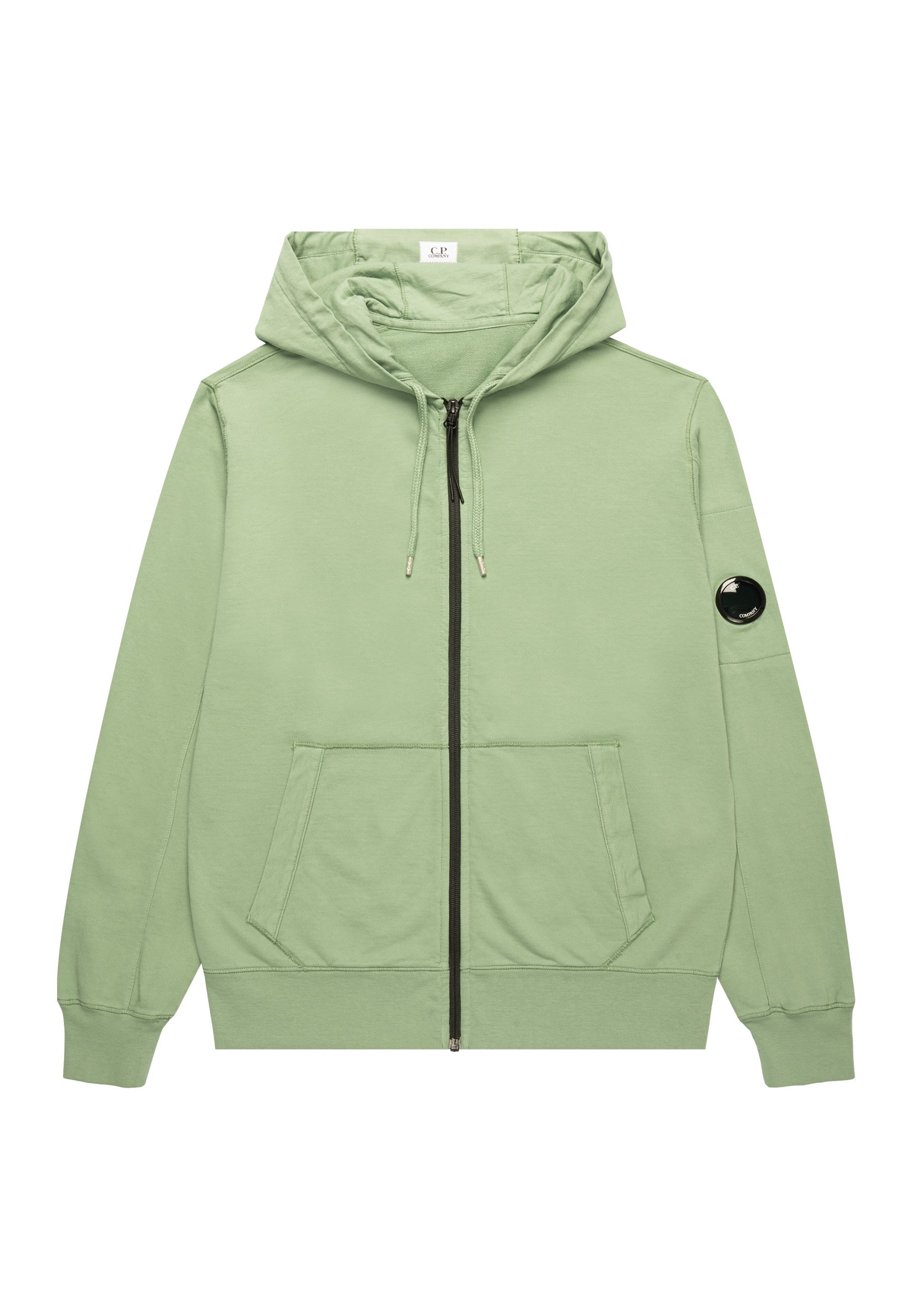 Jacket Sweat Shirt Cp Company Green Cp Company Hoodie Company Zip