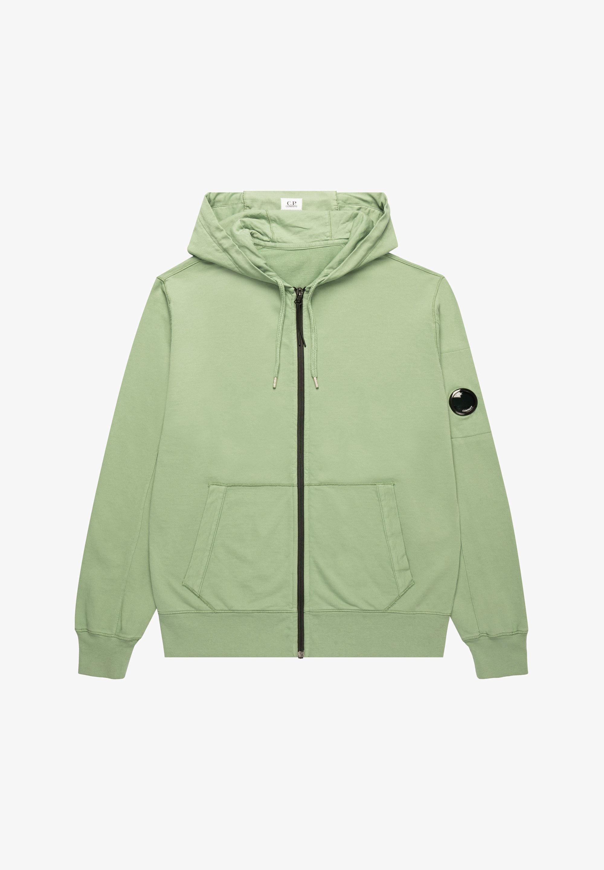 Jacket Sweat Shirt Cp Company Green Cp Company Hoodie Company Zip