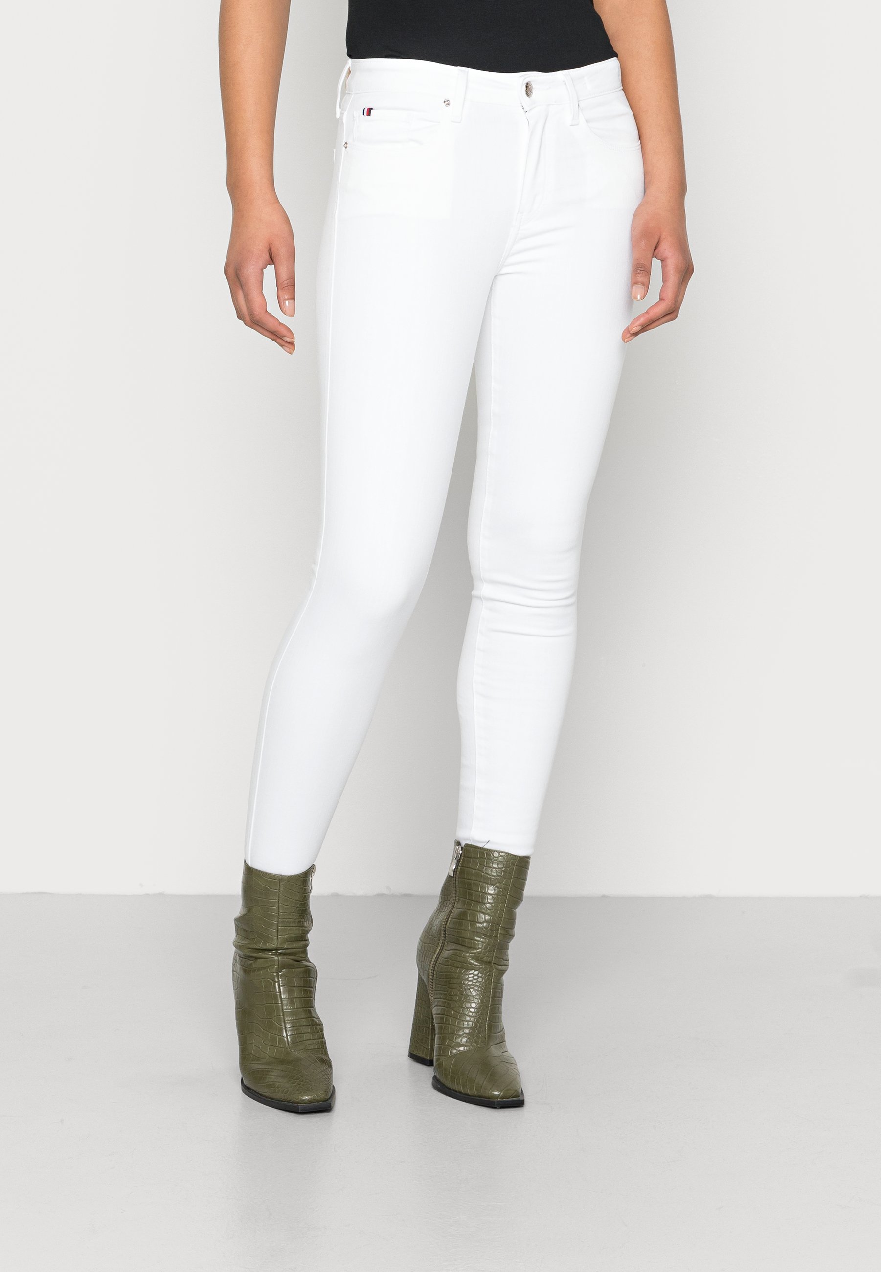 tommy hilfiger white skinny jeans
