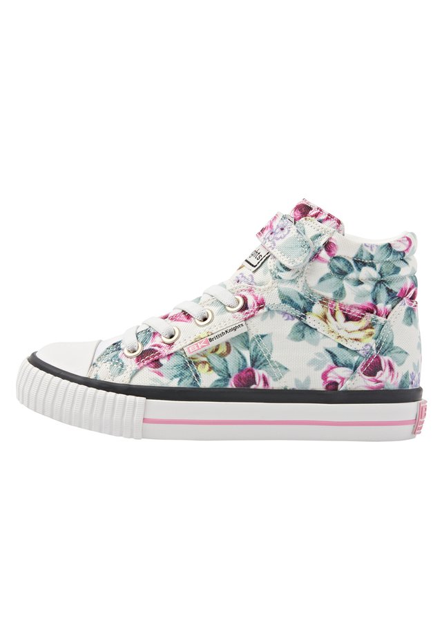 DEE - Sneakers hoog - white flower