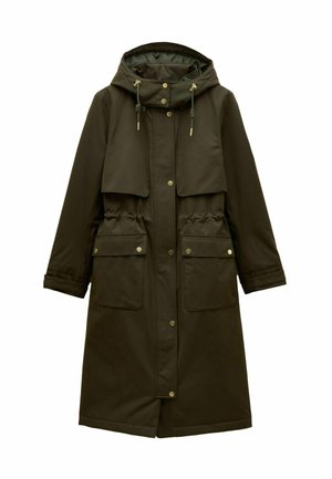 REGULAR FIT - WARMWELL WATERPROOF WITH HOOD  . - Parka - green