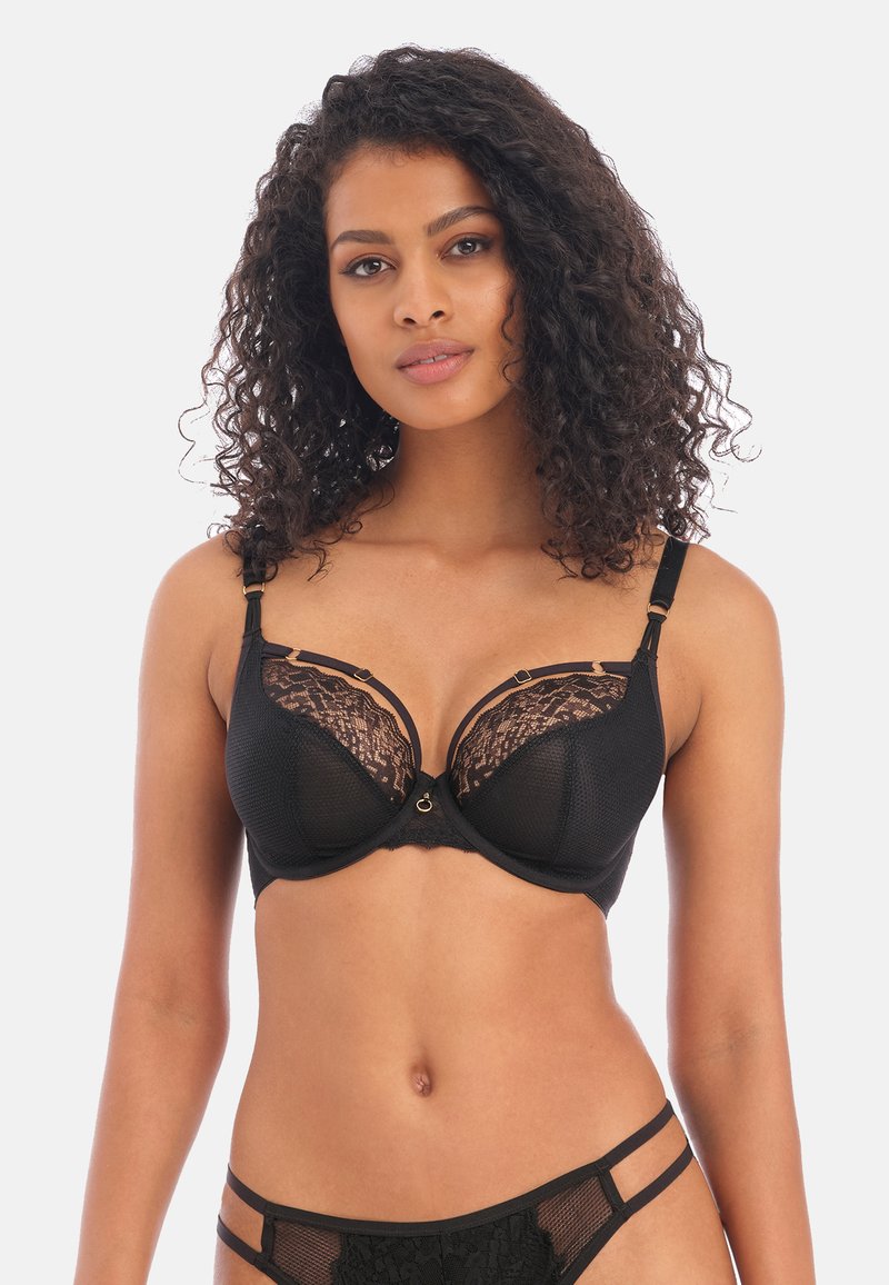 Freya - TEMPTRESS PLUNGE BRA - Reggiseno a balconcino - black, Ingrandire