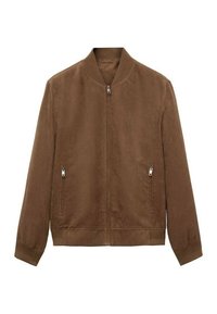 Mango Giacca in similpelle - beige