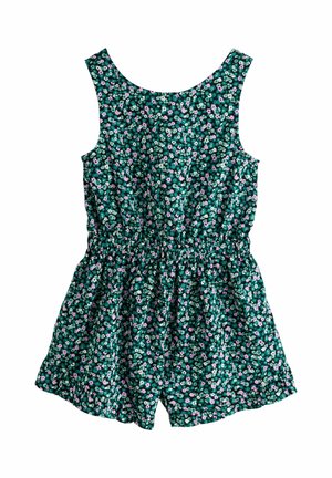 REGULAR FIT-BOW DETAIL - Haalari - green ditsy print
