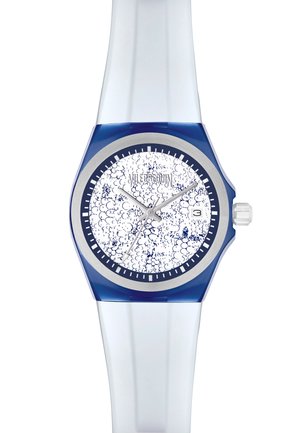 BUBBLES - Reloj - white blue