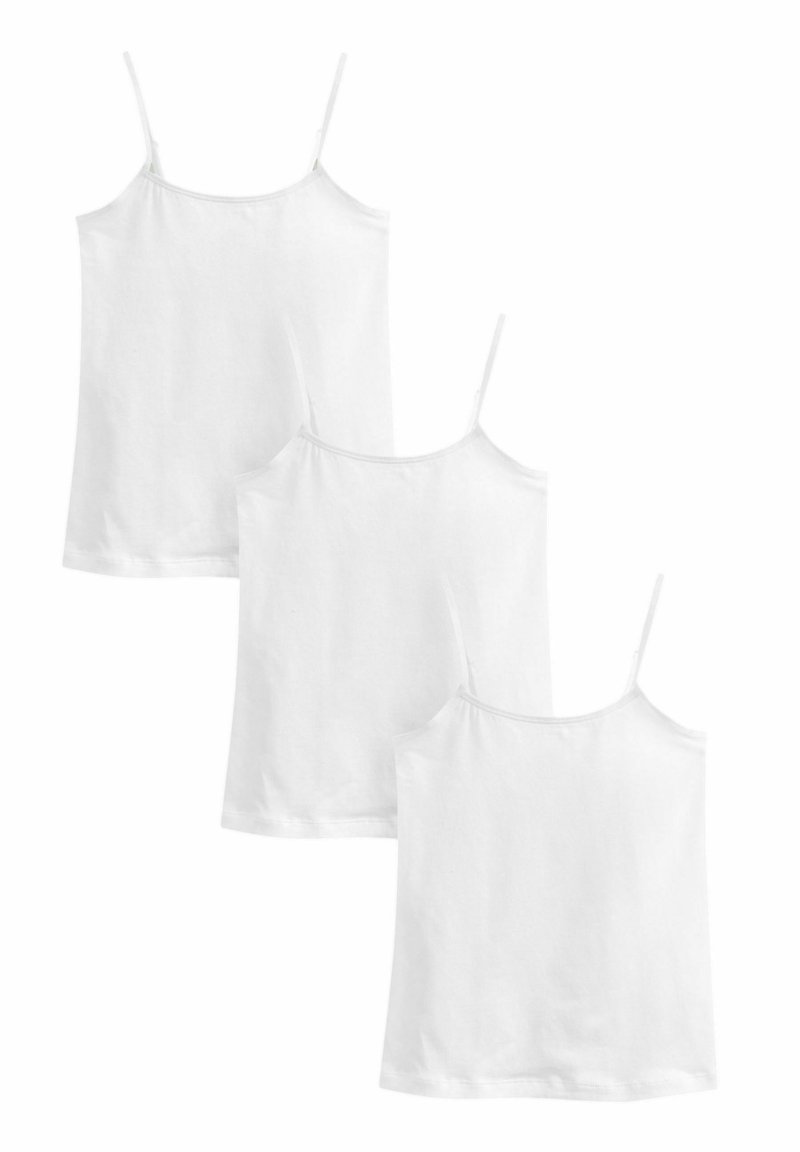 Next - 3 PACK ELASTIC - Top - white, Zvětšit