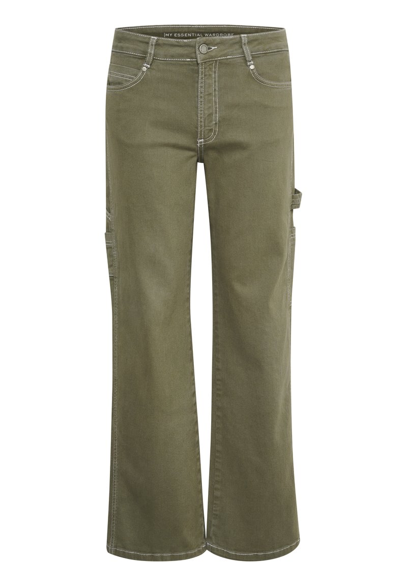 My Essential Wardrobe Bootcut jeans olijfgroen My Essential Wardrobe Bootcut jeans olijfgroen