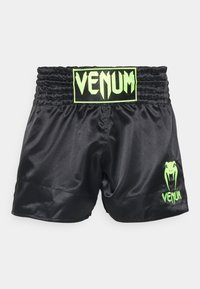 CLASSIC MUAY THAI SHORTS - Sports shorts - black/neo yellow