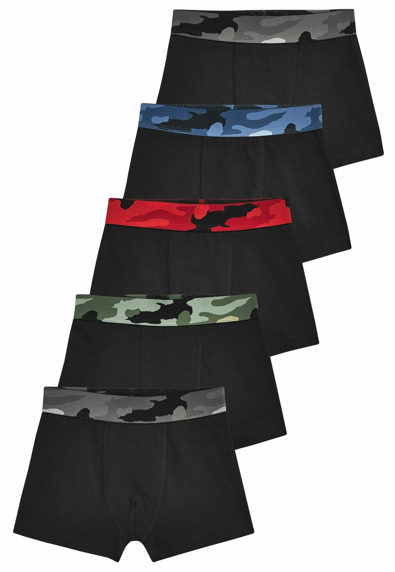 Next - TRUNKS 5 PACK - Panties - black camouflage waistband, Forstør