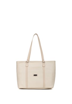 Fagola, SAC CABAS PORTÉ ÉPAULE - A4 - Sac à main - beige