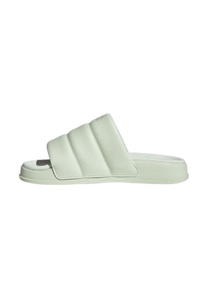 UNISEX ADILETTE ESSENTIAL  - Pool slides - linen green