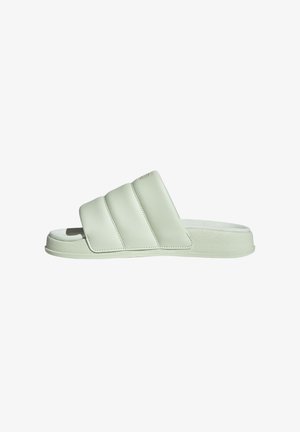 adidas Originals UNISEX ADILETTE ESSENTIAL - Pool slides - linen green