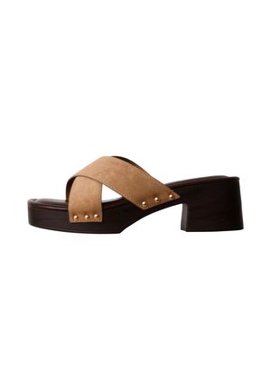 JOIA PARIS, SANDALES À TALON JOIA - Sabots - kaki