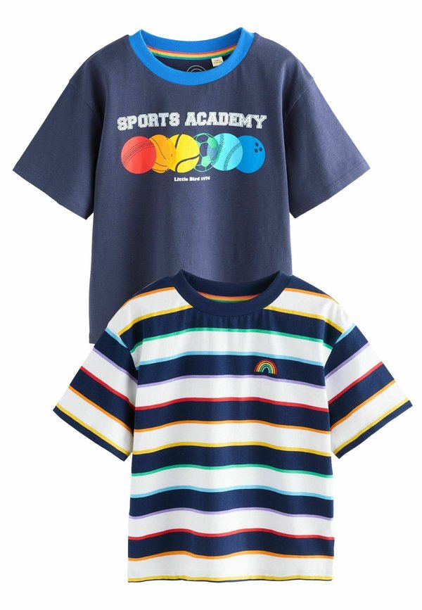 REGULAR FIT - OVERSIZED SHORT SLEEVE  2 PACK  - T-Shirt print