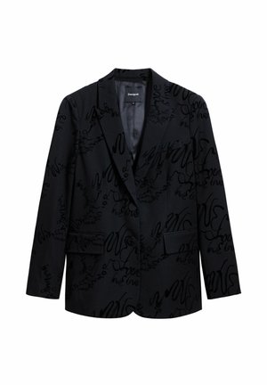 Desigual LETTERING - Blazer - black