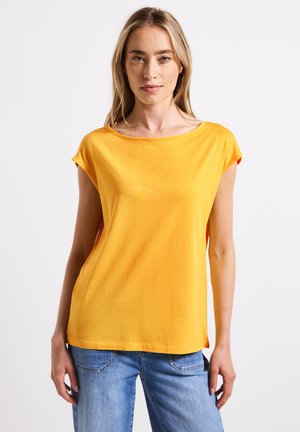 Street One MIT U-BOOT-AUSSCHNITT - T-shirt basic - gelb