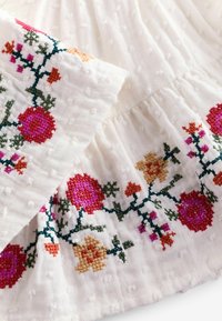 Next EMBROIDERED - Bluse - cream