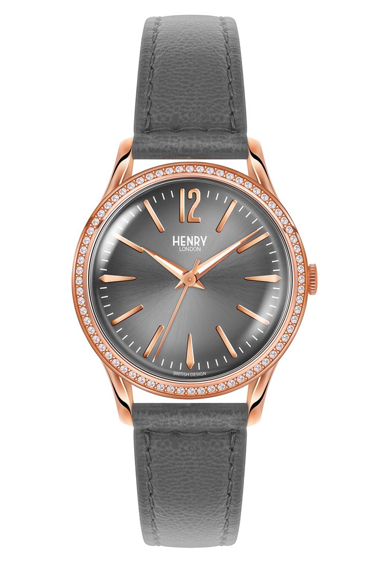 Henry London Horloge - grey/roségoudkleurig - Zalando.nl