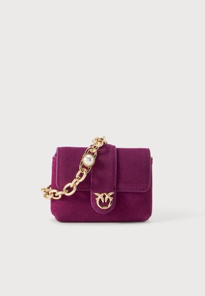 Pinko, Чанта за носене през рамо - purple gold-coloured