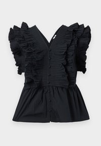 YAS YASRUNA RUFFLE - Blouse - black - Zalando