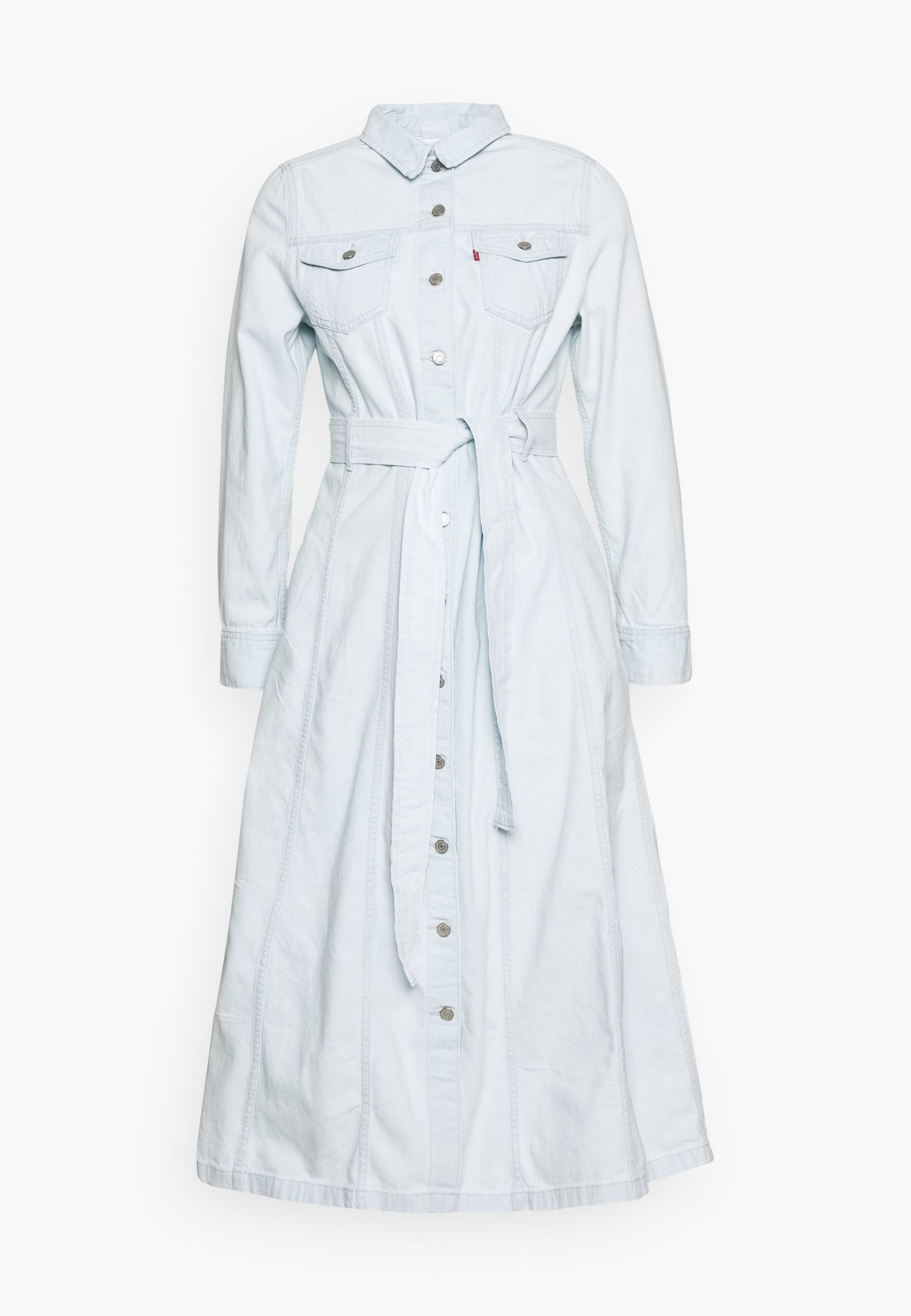 REED DRESS Dongerikjole painted sky REED DRESS Dongerikjole painted sky