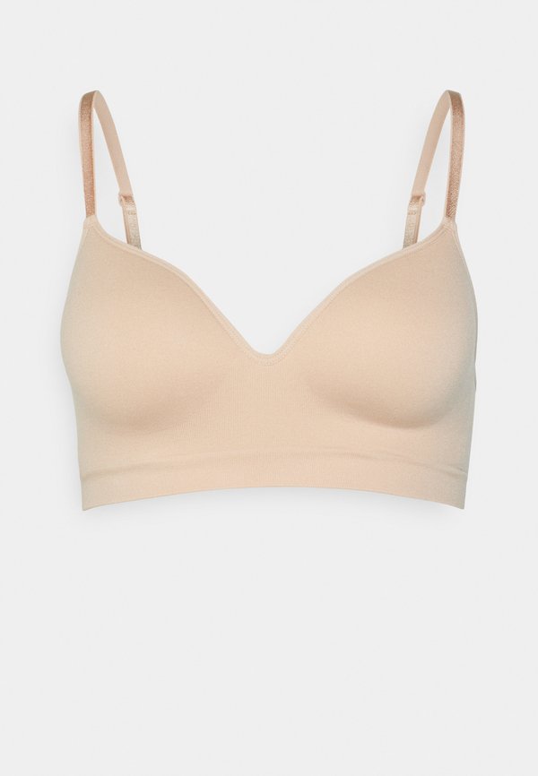 SOFT FLORA - Triangle bra - beige4