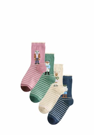 4 PACK - Strumpor - heritage woodland animal