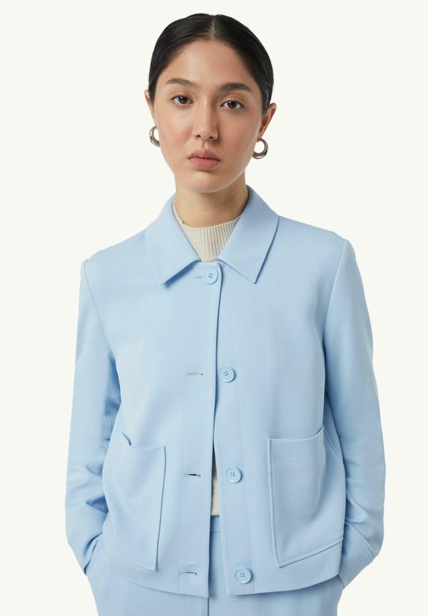 MIT STRUKTURMUSTER - Leichte Jacke - hellblau