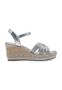 Marco Tozzi Espadrillas - grau silver comb