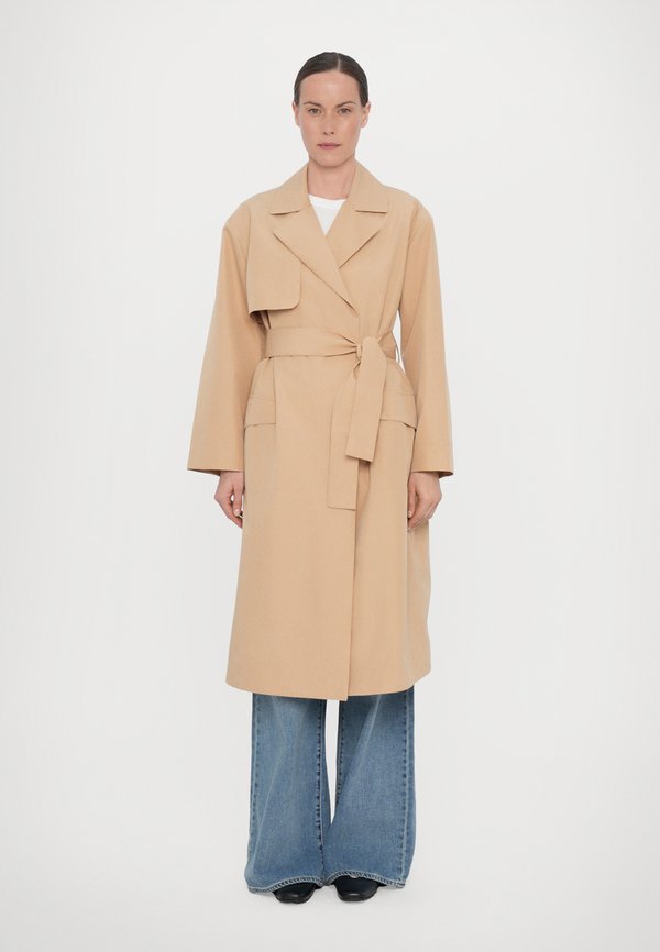 COAT - Trenchcoat - wood grain