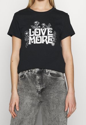 T-shirt print - black