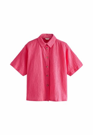 REGULAR FIT - PLUS SIZE - Blúzka so zapínaním na gombíky - bright pink