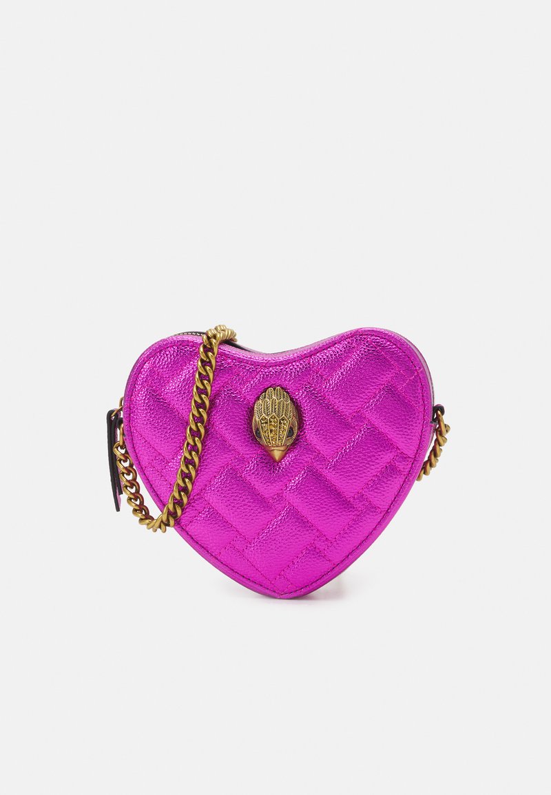 Kurt Geiger London KENSINGTON HEART BODY Across body bag fuchsia