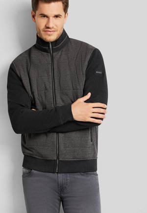 bugatti STEHKRAGEN IM PEPITAMUSTER - Light jacket - anthracite