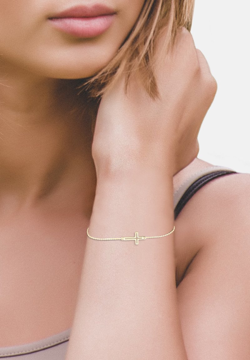 Sofia Milani - CROSS - Bracelet - gold coloured, Agrandir