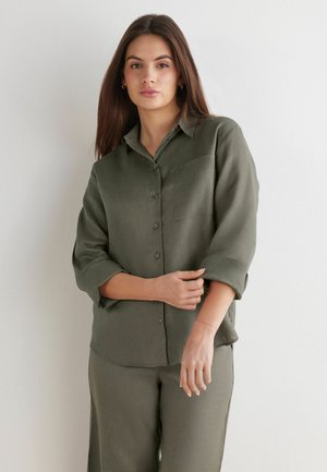 Hemdbluse - green