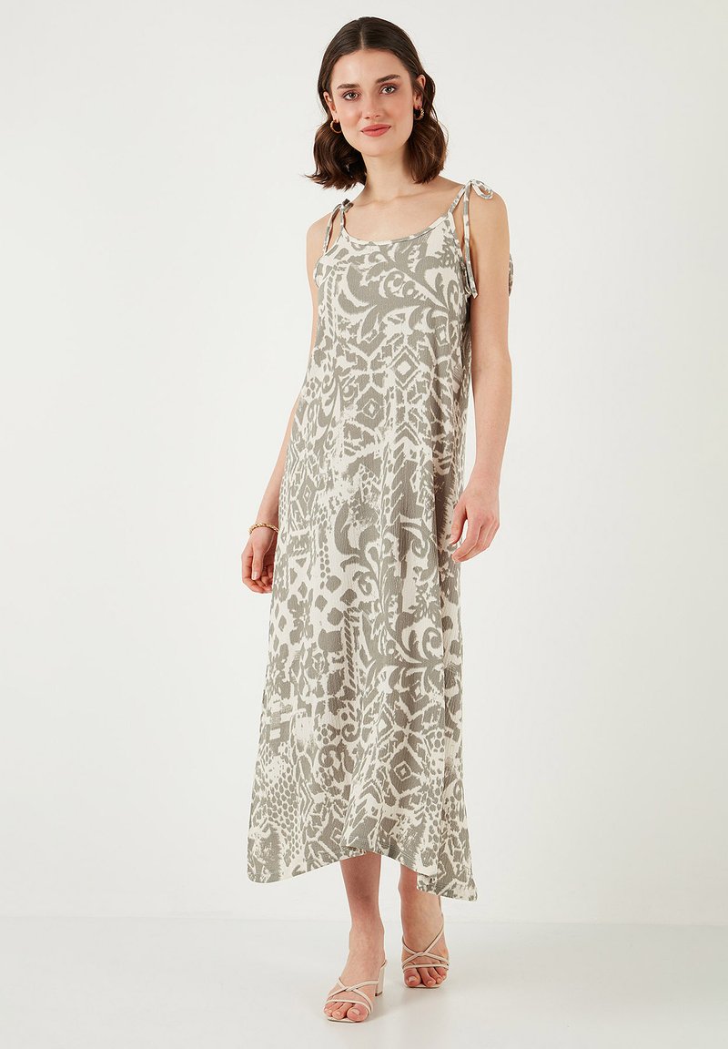 LELA REGULAR FIT - Jerseyjurk - ecru olive