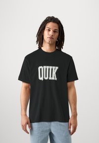 Quiksilver GRIFF QUIK TEE UNISEX - Triko s potiskem - black