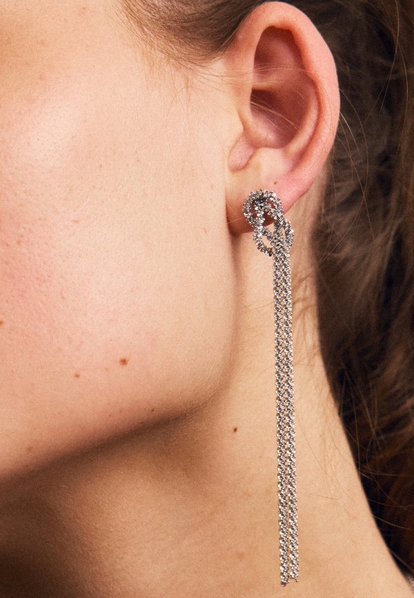 TINSEL FESTIVE - Ohrringe - steel