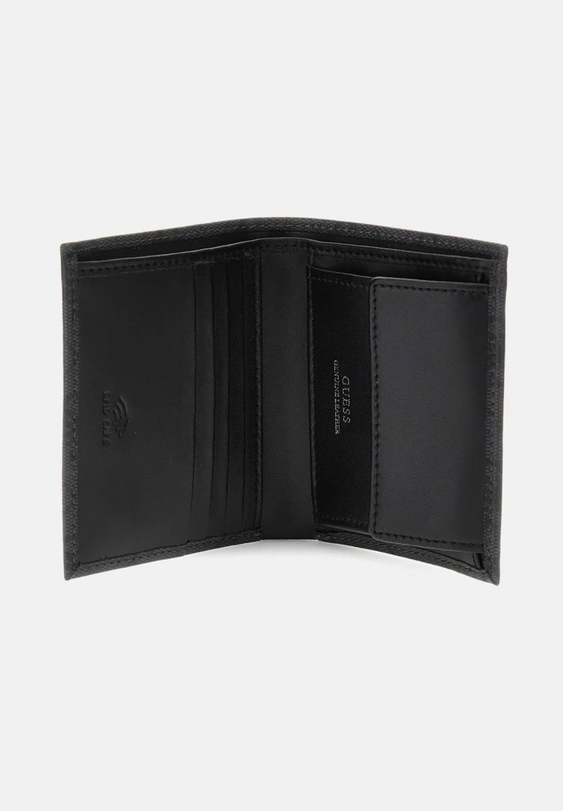 Portefeuille Homme GUESS Madrid Pliant - Charbon Noir - Neuf Avec étiquettes - Polyester