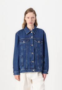 Marimekko MURROS UNIKO - Farkkutakki - worn indigo