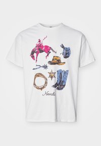 NEVADA COWBOY TEE UNISEX - Tričko s potlačou - ecru