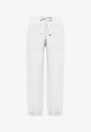 Deha, STRAIGHT WITH WAISTBAND - Bukser - white