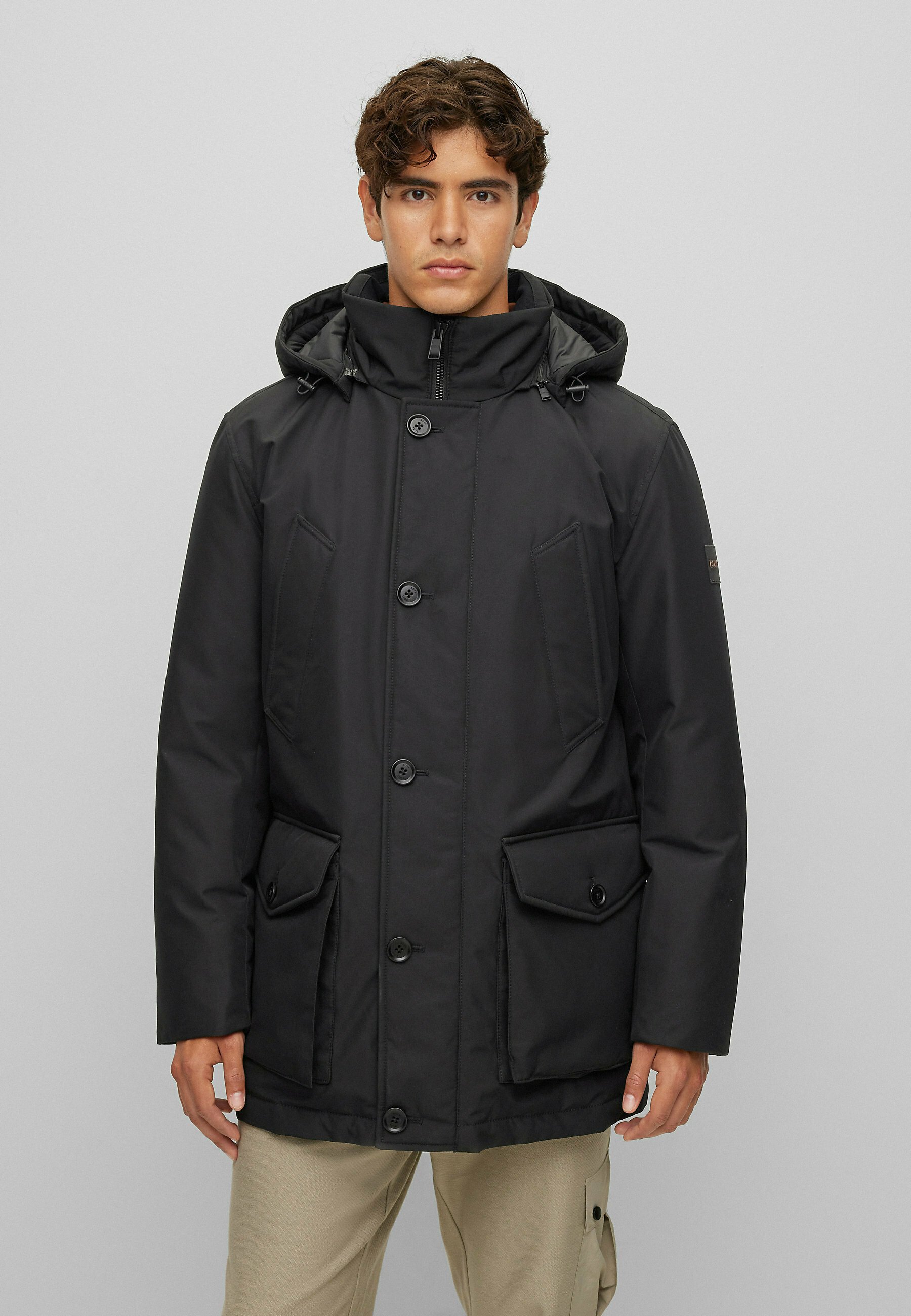BOSS OSIASS - Winter coat - black one 