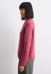 Marc O'Polo DENIM CREW NECK LONG SLEEVE CHUNKY - Džemperis - medium pink