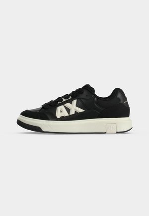 Armani Exchange, VENICE - Baskets basses - black/off white