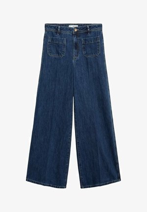 Mango, Blugi loose fit - dark blue