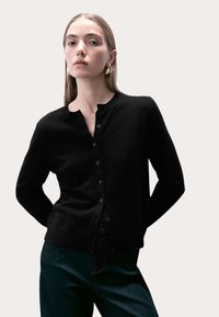 Marks & Spencer CREW NECK  - Cardigan - black